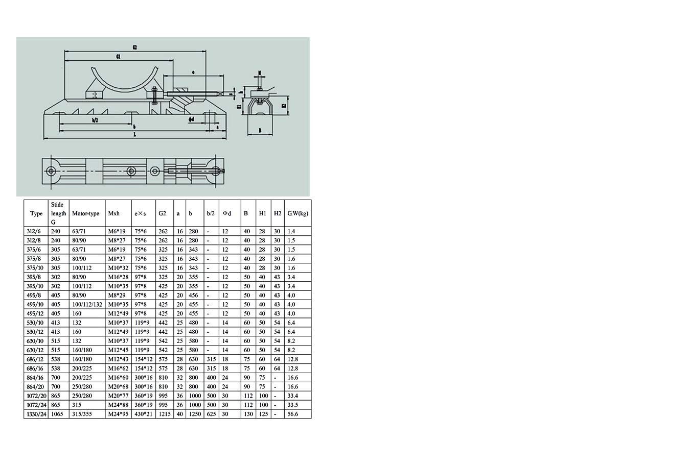 Motor Adjusting Rails Adjustable mounting rail|Motor slide rail|Motor rail track